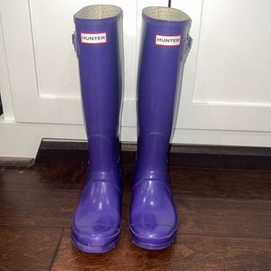 Hunter Purple Rainboots